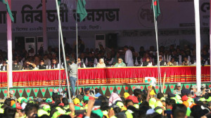সিলেটের নির্বাচনী জনসভায় প্রধানমন্ত্রী