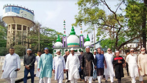 সিলেটের প্রধান ঈদগাহ পরিদর্শনে মেয়র