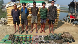 টেকনাফ সীমান্তে আশ্রয় নিলেন মিয়ানমারের আরও ৯ বিজিপি
