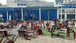 বিশ্বনাথে মেয়রের প্রতিবাদ সভায় হামলা, আহত ১০