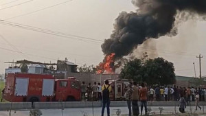 বগুড়ায় পুড়ল তেলের গোডাউন, ২টি গরু