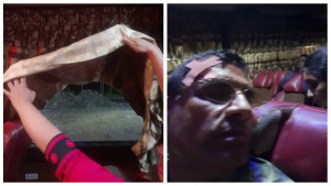 কলকাতা থেকে আসা বাসে দুর্বৃত্তের হামলা, ভারতীয় নাগরিক আহত 