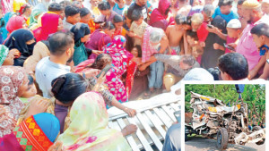 পণ্যবাহী গাড়িতে যাত্রী অনিয়মের বলি ১৪ প্রাণ