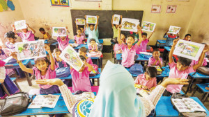 মায়েরা শেখেন যে পাঠশালায়