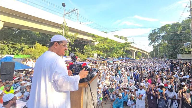 স্বৈরাচারের মতো একটি মহল চাঁদাবাজি, দখলদারি শুরু করেছে: চরমোনাই পীর স্বৈরাচারের মতো একটি মহল চাঁদাবাজি, দখলদারি শুরু করেছে: চরমোনাই পীর