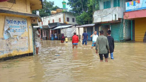 মৌলভীবাজারে বিপৎসীমার ওপরে নদ-নদীর পানি, নিম্নাঞ্চল প্লাবিত