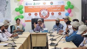 উখিয়ায় শরণার্থী শিবিরে বিশ্ব মাতৃদুগ্ধ সপ্তাহ উপলক্ষে আলোচনা সভা অনুষ্ঠিত