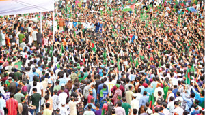 ঢাকায় শহীদদের স্মরণে পদযাত্রা শিক্ষার্থীদের