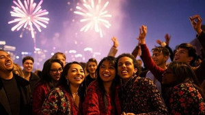 নতুন বছরকে সবার আগে স্বাগত জানাল কিরিবাতি
