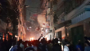 বনানীর ২২ নম্বর বস্তিতে লাগা আগুন নিয়ন্ত্রণে