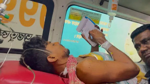আহত জুয়েলের শ্বাসনালীতে লাগানো হলো টিউব, শরীরের ৭৫% ‘ভালো’