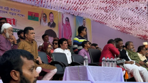 বিএনপির সভামঞ্চে পলকের শ্যালিকা, নানা আলোচনা