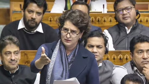 সংসদে প্রথম ভাষণ প্রিয়াঙ্কার, আক্রমণ বিজেপিকে