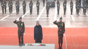 শহীদ বুদ্ধিজীবী স্মৃতিসৌধে রাষ্ট্রপতির শ্রদ্ধা