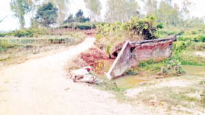 সাতছড়ি খালের কালভার্ট ১০ বছর ধরে ভাঙা