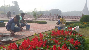 নতুন সাজে জাতীয় স্মৃতিসৌধ