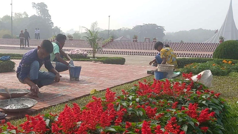 নতুন সাজে জাতীয় স্মৃতিসৌধ নতুন সাজে জাতীয় স্মৃতিসৌধ