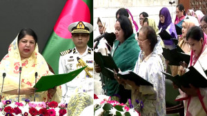 শপথ নিলেন সংরক্ষিত আসনের সংসদ সদস্যরা