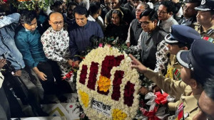 ফরিদপুরে আন্তর্জাতিক মাতৃভাষা দিবসের প্রথম প্রহরে ভাষা শহীদদের স্মরণ