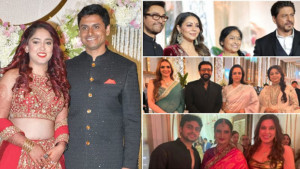 আমিরকন্যার বিবাহোত্তর সংবর্ধনায় তারার মেলা