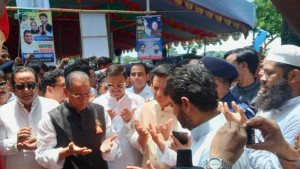 ফরিদপুরে টেপাখোলা  লেক উন্নয়ন প্রকল্পের  ভিত্তিপ্রস্তর উন্মোচন