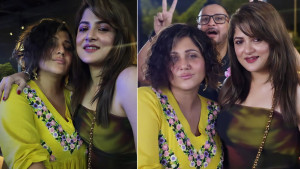 স্বস্তিকায় মুগ্ধ শ্রাবন্তী বললেন, ‘ও হাসলেই মন গলে যায়’