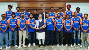 বিশ্বকাপজয়ীদের সঙ্গে প্রধানমন্ত্রী নরেন্দ্র মোদির সাক্ষাৎ