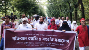শিক্ষার্থীদের ওপর নিপীড়ন ও হত্যাকাণ্ডে’র বিচার চাইলেন শাবি শিক্ষকরা