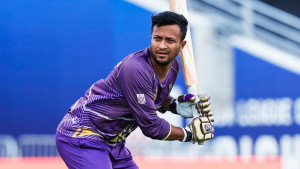 যুক্তরাষ্ট্রে সাকিবের আরেকটি নিষ্প্রভ দিন