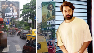 পশ্চিমবঙ্গে তুফানের মুক্তি, ছুটে গেলেন শাকিব খান