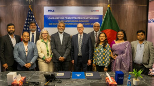 ইউএসএইড এবং ভিসা বাংলাদেশের সমঝোতা স্মারক সই