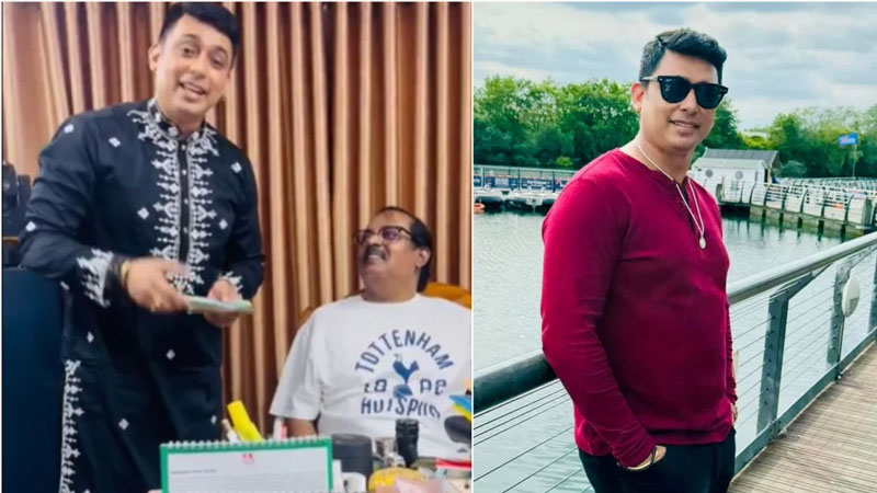 জায়েদ খানকে এক বান্ডিল টাকা সালামি দিলেন ডিপজল জায়েদ খানকে এক বান্ডিল টাকা সালামি দিলেন ডিপজল