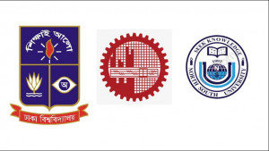 এগিয়েছে ঢাবি বুয়েট, পিছিয়েছে এনএসইউ