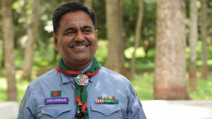 স্কাউটসের দ্বিতীয় সর্বোচ্চ অ্যাওয়ার্ড পেলেন খুলনার দেলোয়ার হোসেন