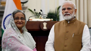 নরেন্দ্র মোদিকে বাংলাদেশ সফরের আমন্ত্রণ শেখ হাসিনার