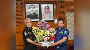 র‌্যাব মহাপরিচালক খুরশীদ হোসেনকে বিদায়ী সংবর্ধনা