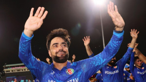 সেমিতে উঠে লারাকে ধন্যবাদ জানালেন রশিদ খান