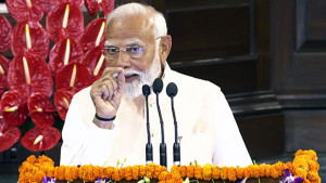 মোদির ভাষণে হতাশার সুর