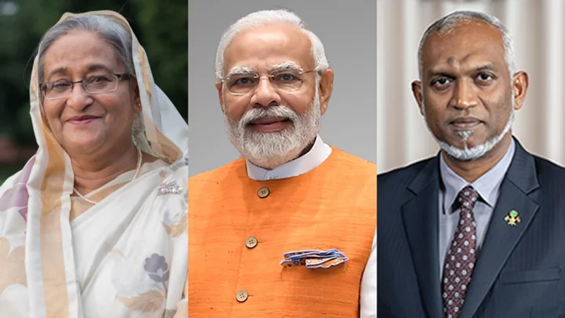 মোদির শপথ অনুষ্ঠানে যোগ দিচ্ছেন শেখ হাসিনা-মুইজ্জুসহ ৭ দেশের নেতা মোদির শপথ অনুষ্ঠানে যোগ দিচ্ছেন শেখ হাসিনা-মুইজ্জুসহ ৭ দেশের নেতা