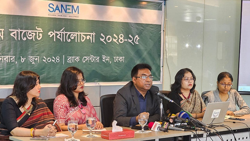 বাজেটে মূল্যস্ফীতি, প্রবৃদ্ধির লক্ষ্য বাস্তবভিত্তিক নয়: সানেম বাজেটে মূল্যস্ফীতি, প্রবৃদ্ধির লক্ষ্য বাস্তবভিত্তিক নয়: সানেম