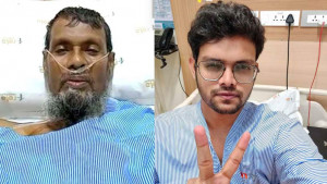 ছেলের লিভারে বাঁচল বাবার জীবন