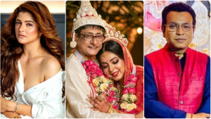 কাঞ্চনের তৃতীয় বিয়ের পার্টি নিয়ে বিতর্ক, মুখ খুললেন শ্রাবন্তী-রুদ্রনীল