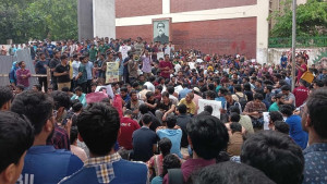 বুয়েট শিক্ষার্থীদের বিরুদ্ধে অপপ্রচার চালাচ্ছে ছাত্রলীগ: আন্দোলনকারীরা
