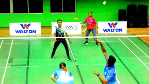 ওয়ালটন মিডিয়া কাপ ব্যাডমিন্টনের দ্বিতীয় রাউন্ডে উঠলো যারা