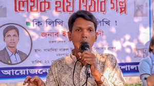 লেখককে সমাজ সচেতন হয়ে লিখতে হয়: ইমাম মেহেদী