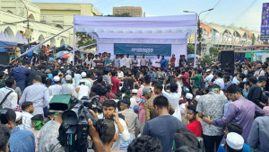 বৈষম্যবিরোধীদের গণজমায়েত, সড়কে যানজট