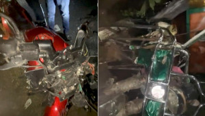 মোটরসাইকেল-ইজিবাইক সংঘর্ষে শিক্ষার্থীসহ দু’জন নিহত