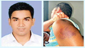 কার্যালয়ে নিয়ে দোকানিকে পেটালেন এসিল্যান্ড