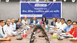 বন্যা ব্যবস্থাপনায় সম্পৃক্ত করতে হবে  স্থানীয় জনগণ ও তরুণদের