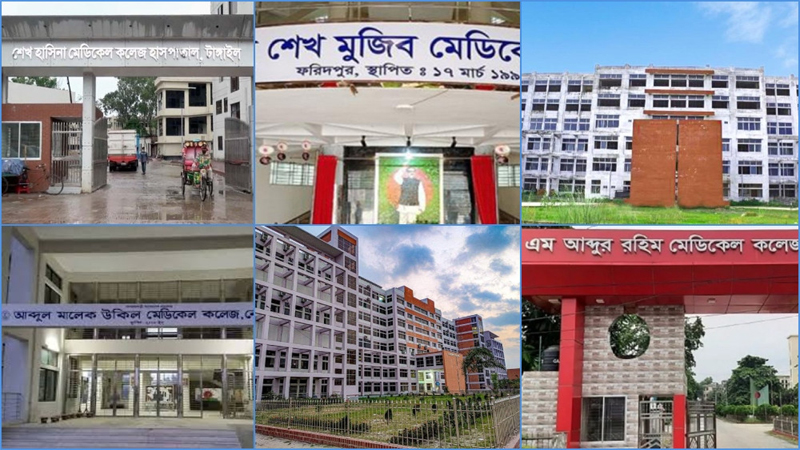 ছয় সরকারি মেডিকেল কলেজের নাম পরিবর্তন, বাদ শেখ মুজিব-হাসিনার নাম ছয় সরকারি মেডিকেল কলেজের নাম পরিবর্তন, বাদ শেখ মুজিব-হাসিনার নাম
